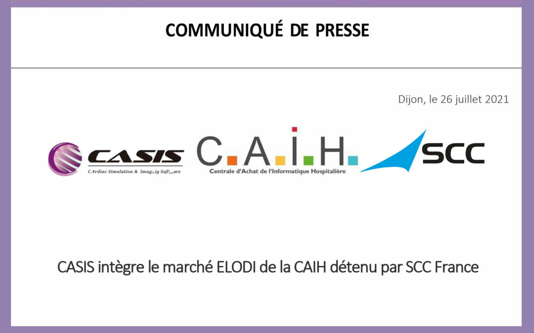 CASIS intègre le marché ELODI de la CAIH détenu par SCC France