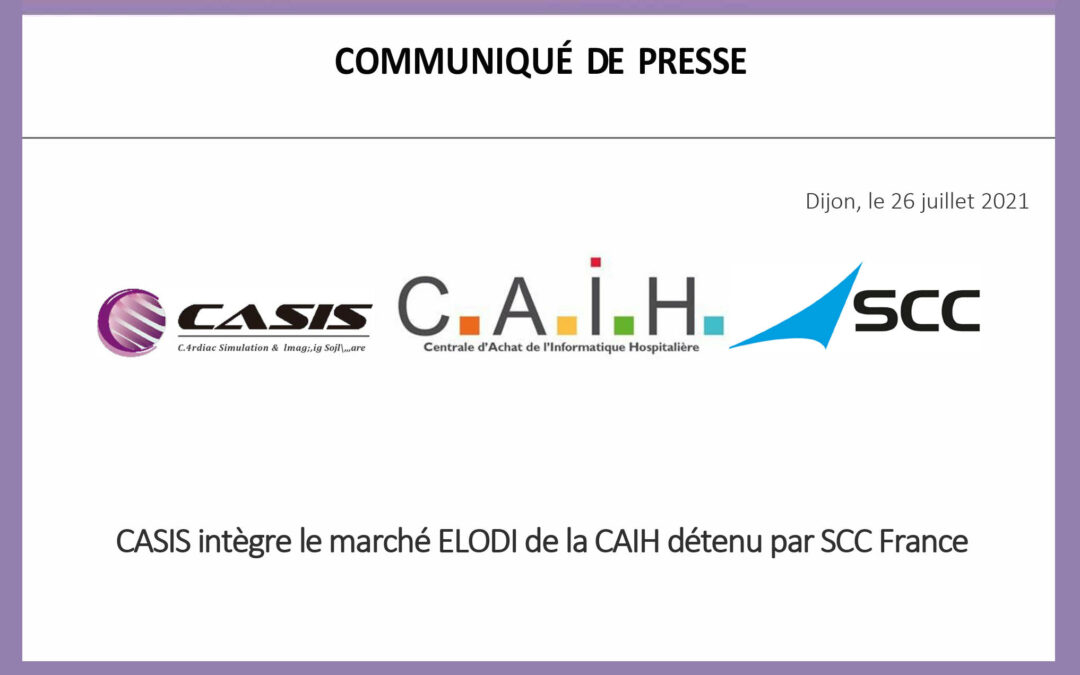 CASIS joins the CAIH ELODI market held by SCC France