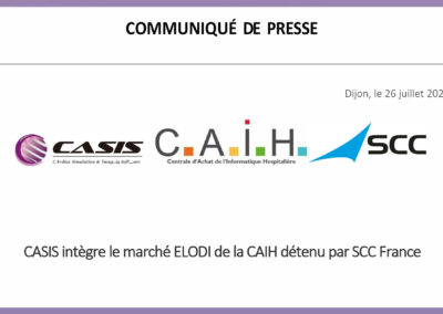 CASIS joins the CAIH ELODI market held by SCC France