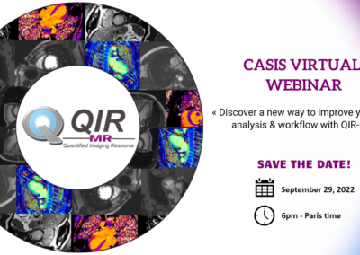 The latest CASIS solutions will be presented in a webinar on 29 September