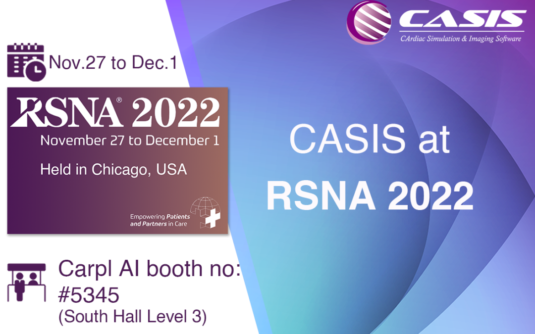 11月27日～12月1日、米国シカゴで開催されるRSNA2022
