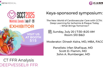 Keya Medical、SCCT 2025に出展：心臓血管ケアの未来を形作る